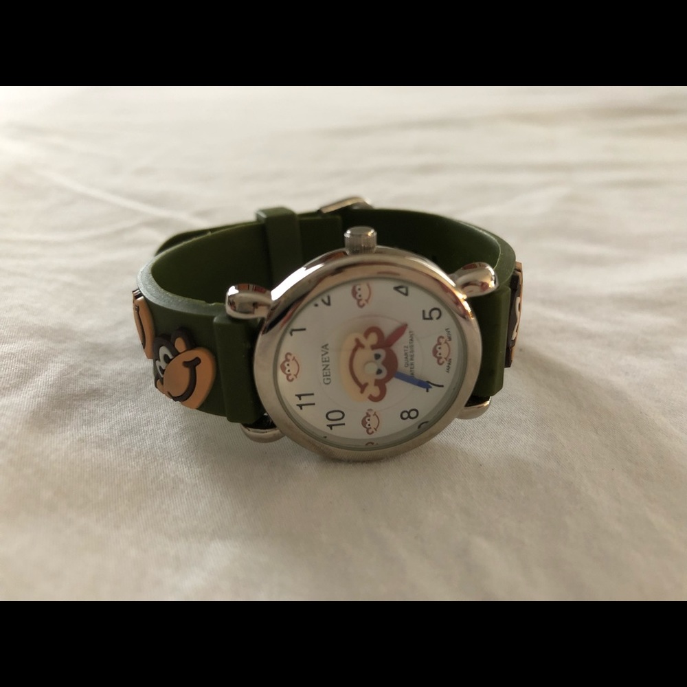 kids Geneva monkey watch